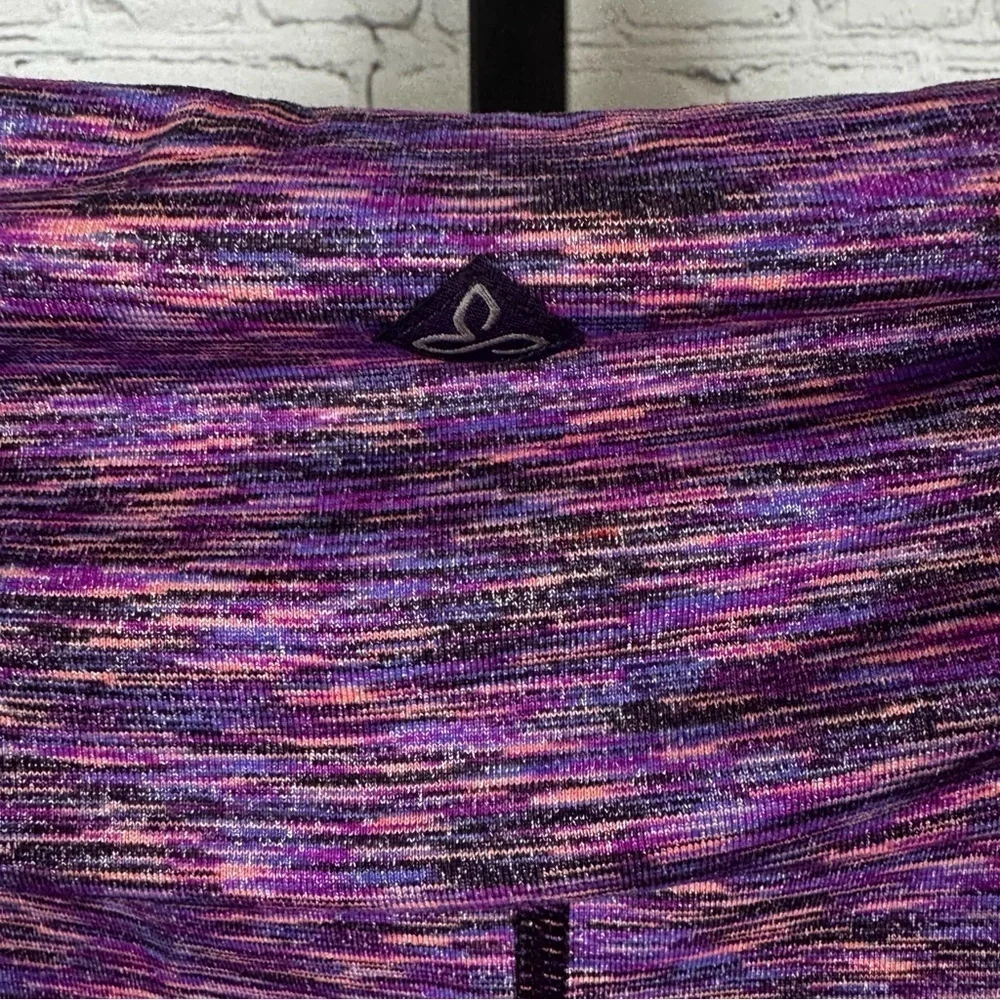 Prana Leanne A-line Foldover Athletic Skirt Purple Space Dye Size Small